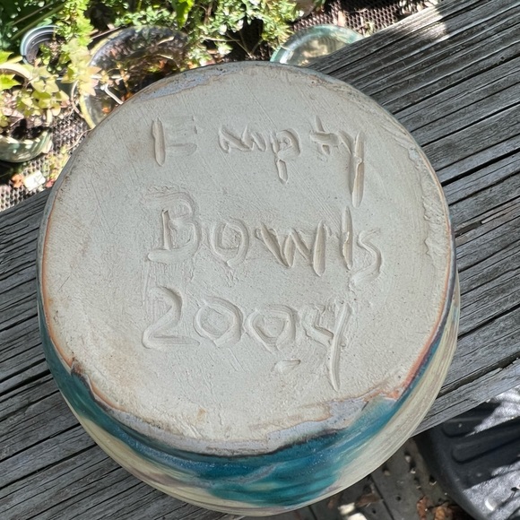 Empty Bowls Pottery Bowl Handmade Preowned - Picture 15 of 16